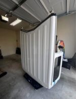 2007-18 jeep wrangler jk white hard top with freedom panels