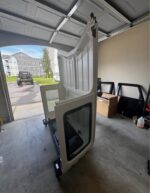 2007-18 jeep wrangler jk white hard top with freedom panels - Image 2