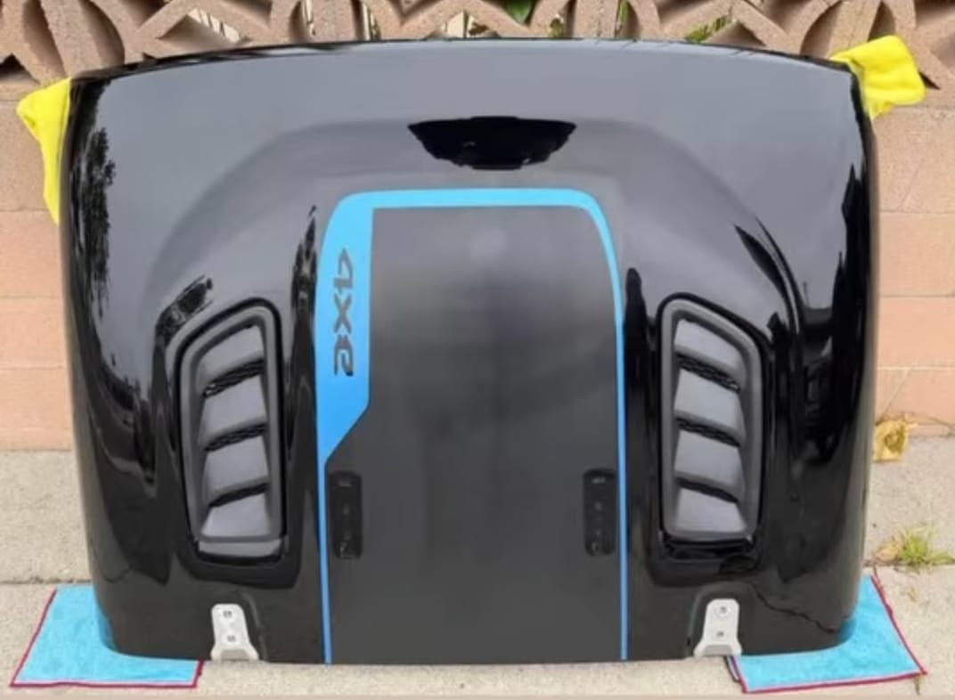 WhatsApp Image 2025-12-05 at 10.12.35 PM (1) Mopar 4xe Rubicon hood side decal for a Jeep Wrangler or Gladiator. - Image 1