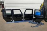 Set of 4 manual full doors for a 2007-2018 Jeep Wrangler JK.