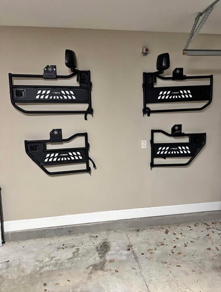 WhatsApp Image 2025-12-05 at 10.28.14 PM Aries Offroad tube doors for a Jeep Wrangler or Gladiator. - Image 1
