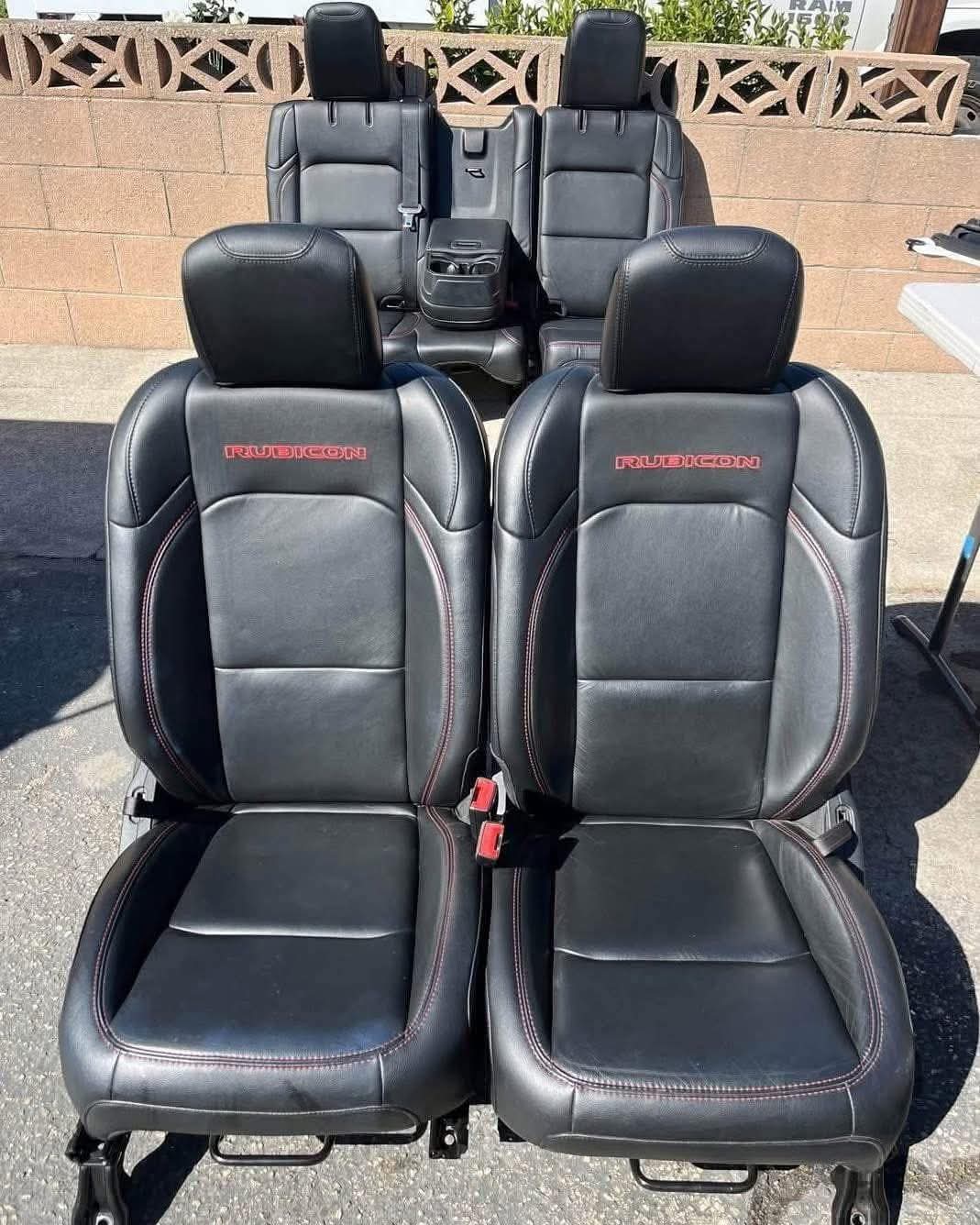 WhatsApp Image 2025-12-05 at 9.04.52 PM Black leather seats for jeep Wrangler Rubicon models. - Image 1