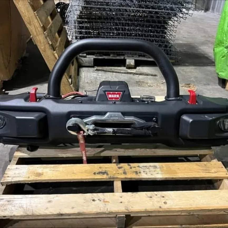 WhatsApp Image 2025-12-05 at 9.50.20 PM Warn VR EVO 10 electric winch and an ARB Stubby bumper assembly for jeep wrangler/gladiator modes. - Image 1